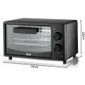 800W RAF Kitchen Electric Oven Toaster Grill 12 Liter  With Rotisserie