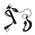 Walkie Talkie Accessories PTT Headset Microphone 2 Pin for Kenwood UV5R BF-888S Walkie Talkie