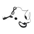 Walkie Talkie Accessories PTT Headset Microphone 2 Pin for Kenwood UV5R BF-888S Walkie Talkie