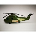 Vintage Matchbox Lesney Battlekings army helicopter