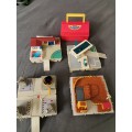 4 Micro Machines travel city sets and toolbox.