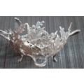 Silver Plated & Glass Dish