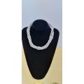 Grey Faux Pearl Necklace