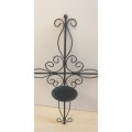 Metal Wall Hanging Cross Shape Candle Holder