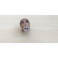 Miniature Wooden Pig Figurine Salt Shaker