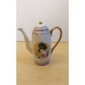Porcelain Chinese Tea Set (Teapot, Sugar, Milk Jug)