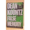 False Memory by Dean Koontz (Paperback)
