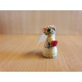 Miniature `Fay Cat Bride Figurine
