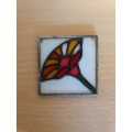 Set of 2 Stained Glass Fridge Magnets