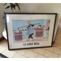 Framed Tintin Print - Le Lotus Bleu