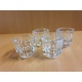 Set of 4 Luxor Covetro Glass Egg Cup Holders