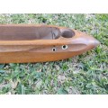 Wooden Boat Shape Display - width 50cm
