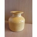 Yellow Ceramic Vase