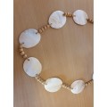 Mother of Pearl Shell & Beads Necklace