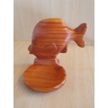 Wooden Fish Shaped Soap Dish