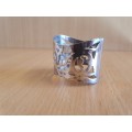 3 Silver Plated Napkin Rings