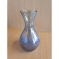 Grey Glass Vase - height 16cm