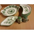 Set of 9  - Ceramic Dishes and Salt & Pepper Set (The Potter)