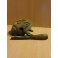 Wooden Lucky Frog