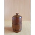 Lidded Wooden Jar