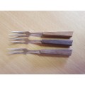 Set of 12 Vintage Pickle Forks