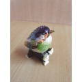 Small Cloisonné Bird Figurine