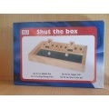 Shut the Box Wooden Dice Game