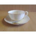 W.H. Goss Crested Porcelain Teacup & Saucer