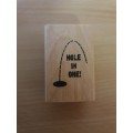 Rubber Stamp - Hole in One (5cm x 4cm)