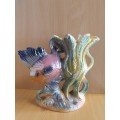 Fish Figurine Ceramic Vase - Made in Italy