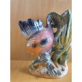 Fish Figurine Ceramic Vase - Made in Italy