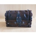 Wooden Box/Wooden Trunk (15cm x 9cm height 10cm)