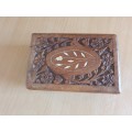 Wooden Jewellery Box (15cm x 10cm height 6cm)