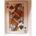 Ceramic Queen of Hearts Ashtray (10cm x 8cm)
