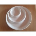 White Round Serving Platter (width 32cm)