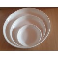 White Round Serving Platter (width 32cm)