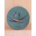 Round Painted Wall Plate - width 23cm