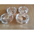 Set of 6 Glass Serviette/Napkin Holders