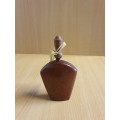 Small Wooden Bottle - height 11cm. width 6cm