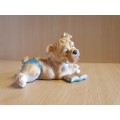 Dog Figurine (width 11cm height 7cm)
