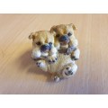 Small Dog Figurine (width 8cm height 5cm)