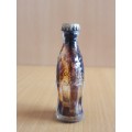 2 Miniature Glass Coca Cola Bottles