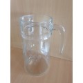 Vintage Glass Grape Pattern Water/Juice Jug