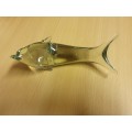 Glass Dolphin Figurine (17cm x 8cm)