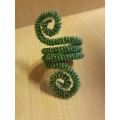 Set of 8 Green Napkin Rings