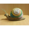 Stoneware Snail Garden Ornament/Doorstopper