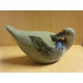 Stoneware Bird Figurine