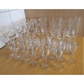 Lot of 40 Assorted Wine Glasses