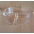3 Divison Glass Bowl/Server