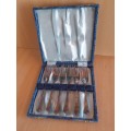 Set of 6 Silver Plated Cake Forks